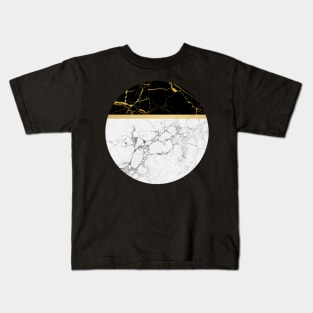 Marble and Gold Kids T-Shirt